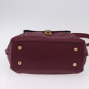LOUIS VUITTON Monogram Empreinte Metis Shoulder Bag Wine Red M40813 Auth ka5209V-11
