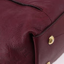 LOUIS VUITTON Monogram Empreinte Metis Shoulder Bag Wine Red M40813 Auth ka5209V-12