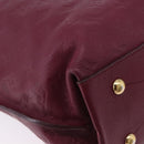 LOUIS VUITTON Monogram Empreinte Metis Shoulder Bag Wine Red M40813 Auth ka5209V-14