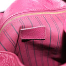 LOUIS VUITTON Monogram Empreinte Metis Shoulder Bag Wine Red M40813 Auth ka5209V-17