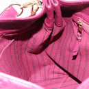 LOUIS VUITTON Monogram Empreinte Metis Shoulder Bag Wine Red M40813 Auth ka5209V-20