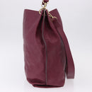 LOUIS VUITTON Monogram Empreinte Metis Shoulder Bag Wine Red M40813 Auth ka5209V-4