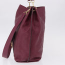 LOUIS VUITTON Monogram Empreinte Metis Shoulder Bag Wine Red M40813 Auth ka5209V-5