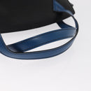 LOUIS VUITTON Epi Bicolor Varenne Hand Bag Black Blue M52385 LV Auth ka521-8