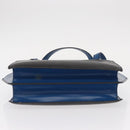 LOUIS VUITTON Epi Bicolor Varenne Hand Bag Black Blue M52385 LV Auth ka521-5