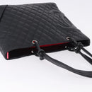 CHANEL Matelasse Cambon Line COCO Mark Tote Bag Leather Black CC Auth ka5210V-6