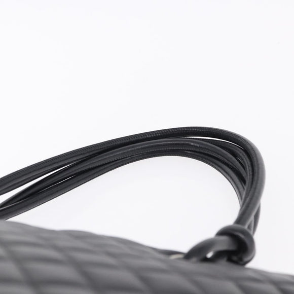 CHANEL Matelasse Cambon Line COCO Mark Tote Bag Leather Black CC Auth ka5210V