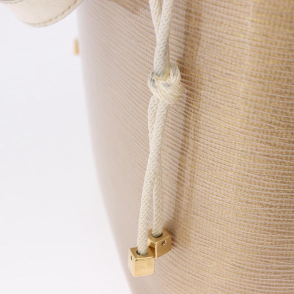 LOUIS VUITTON Epi Plage Mini lagoon Bay Hand Bag Beige Sabre M92473 Auth ka5211