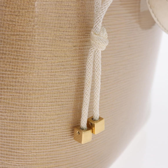 LOUIS VUITTON Epi Plage Mini lagoon Bay Hand Bag Beige Sabre M92473 Auth ka5211