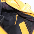 BALENCIAGA Classic Vero Hand Bag Leather 2way Yellow 235216 Auth ka5212A-23