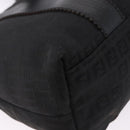 FENDI Zucchino Canvas Tote Bag Black Gold Auth ka5213-13