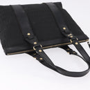 FENDI Zucchino Canvas Tote Bag Black Gold Auth ka5213-6