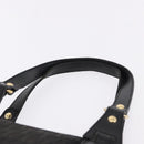 FENDI Zucchino Canvas Tote Bag Black Gold Auth ka5213-8