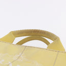 PRADA Kanapa PM Hand Bag Canvas Yellow Gold Auth ka5214-8