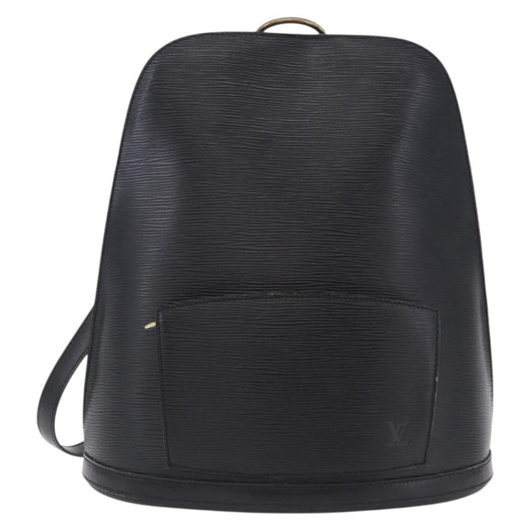 LOUIS VUITTON Epi Gobelins Backpack Black M52292 LV Auth ka5215