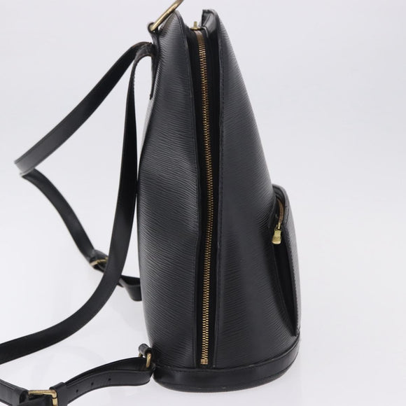LOUIS VUITTON Epi Gobelins Backpack Black M52292 LV Auth ka5215