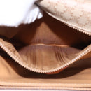 CELINE Macadam Canvas Shoulder Bag PVC Beige Gold Auth ka5222-21