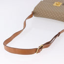 CELINE Macadam Canvas Shoulder Bag PVC Beige Gold Auth ka5222-7