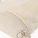 BOTTEGA VENETA Shoulder Bag Suede Ivory Gold Auth ka5223A-15