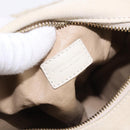 BOTTEGA VENETA Shoulder Bag Suede Ivory Gold Auth ka5223A-17