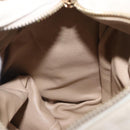 BOTTEGA VENETA Shoulder Bag Suede Ivory Gold Auth ka5223A-18
