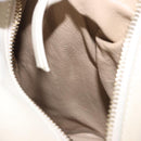 BOTTEGA VENETA Shoulder Bag Suede Ivory Gold Auth ka5223A-22