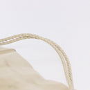BOTTEGA VENETA Shoulder Bag Suede Ivory Gold Auth ka5223A-8