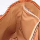 CELINE Macadam Canvas Shoulder Bag PVC Leather Brown Gold Auth ka5224A-21