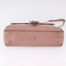 GUCCI Interlocking Hand Bag Leather 2way Outlet Pink Gold 510302 Auth ka5225-11