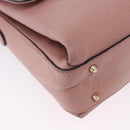 GUCCI Interlocking Hand Bag Leather 2way Outlet Pink Gold 510302 Auth ka5225-12