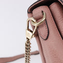 GUCCI Interlocking Hand Bag Leather 2way Outlet Pink Gold 510302 Auth ka5225-17
