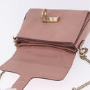 GUCCI Interlocking Hand Bag Leather 2way Outlet Pink Gold 510302 Auth ka5225-18