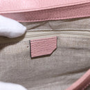GUCCI Interlocking Hand Bag Leather 2way Outlet Pink Gold 510302 Auth ka5225-19