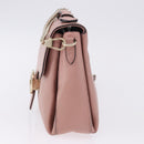 GUCCI Interlocking Hand Bag Leather 2way Outlet Pink Gold 510302 Auth ka5225-4
