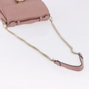 GUCCI Interlocking Hand Bag Leather 2way Outlet Pink Gold 510302 Auth ka5225-9