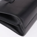 Christian Dior Hand Bag Leather Black Gold Auth ka5226-15