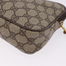 GUCCI GG Supreme Shoulder Bag PVC Beige Gold 97 02 068 Auth ka5227-14