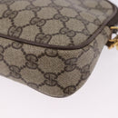 GUCCI GG Supreme Shoulder Bag PVC Beige Gold 97 02 068 Auth ka5227-16