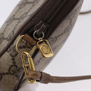 GUCCI GG Supreme Shoulder Bag PVC Beige Gold 97 02 068 Auth ka5227-10