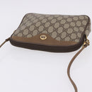 GUCCI GG Supreme Shoulder Bag PVC Beige Gold 97 02 068 Auth ka5227-6