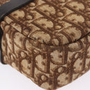 Christian Dior Trotter Canvas Shoulder Bag Beige Gold Auth ka5228-11