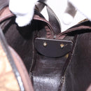 Christian Dior Trotter Canvas Shoulder Bag Beige Gold Auth ka5228-20