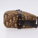 Christian Dior Trotter Canvas Shoulder Bag Beige Gold Auth ka5228-5