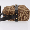 Christian Dior Trotter Canvas Shoulder Bag Beige Gold Auth ka5228-6