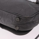 BALENCIAGA Le Cagole Shoulder Bag Leather 2way Gray Silver 719082 Auth ka5229A-17