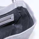 BALENCIAGA Le Cagole Shoulder Bag Leather 2way Gray Silver 719082 Auth ka5229A-21