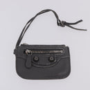 BALENCIAGA Le Cagole Shoulder Bag Leather 2way Gray Silver 719082 Auth ka5229A-24