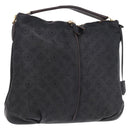 LOUIS VUITTON Mahina Serene PM Shoulder Bag Leather Black M94035 LV Auth ka5231V-1