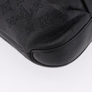 LOUIS VUITTON Mahina Serene PM Shoulder Bag Leather Black M94035 LV Auth ka5231V-15