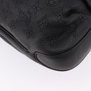 LOUIS VUITTON Mahina Serene PM Shoulder Bag Leather Black M94035 LV Auth ka5231V-17